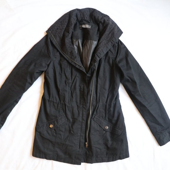 Suzy Shier Black Coat - Picture 1 of 4